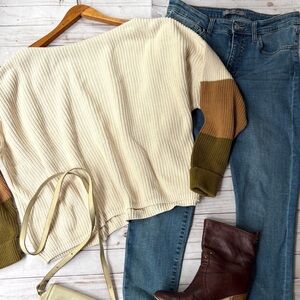 French Connection shaker knit boatneck sweater